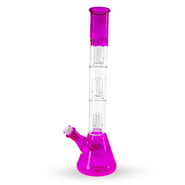 12 IN DUAL DOME PERCOLATOR GLASS WATER PIPE